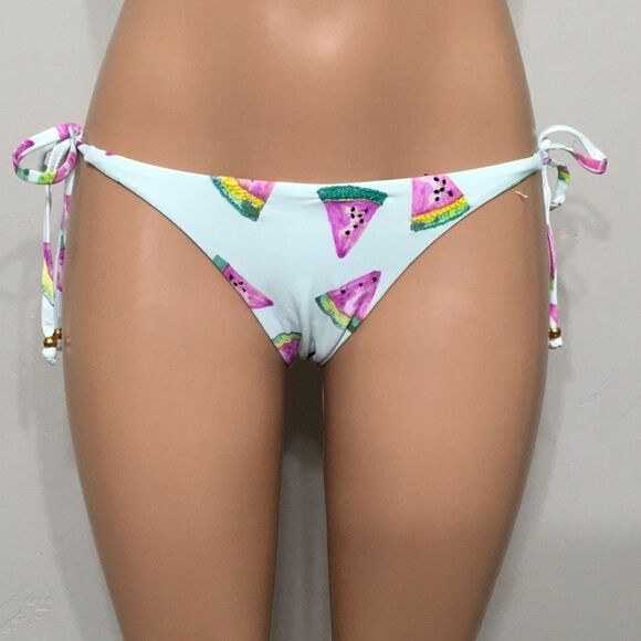 PILYQ Fresca embroidered watermelon full bottom. - Picture 3 of 8